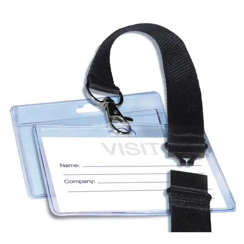 Badge 90x56 lacet securité 5u photo du produit