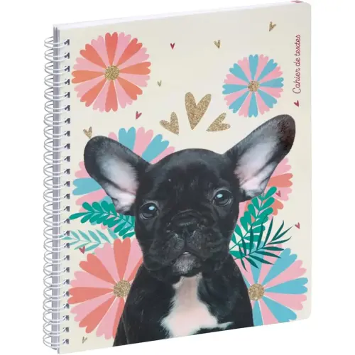 Cahier de texte spirale - A5+ - Chiot - Exacompta photo du produit