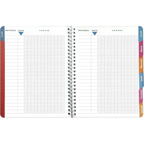 Cahier de texte spirale - A5+ - Chiot - Exacompta photo du produit
