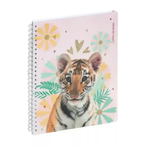 Cahier de texte spirale - A5+ - Tigre - Exacompta photo du produit