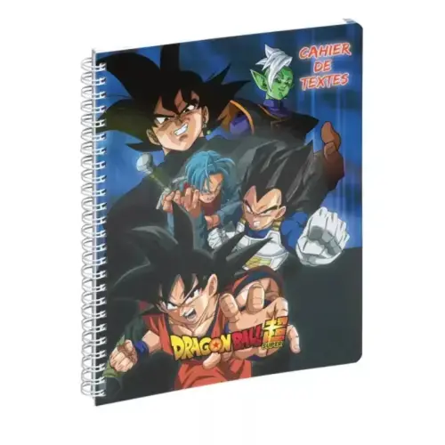 Cahier de texte spirale - A5+ - Dragon Ball - Bleu - Exacompta photo du produit