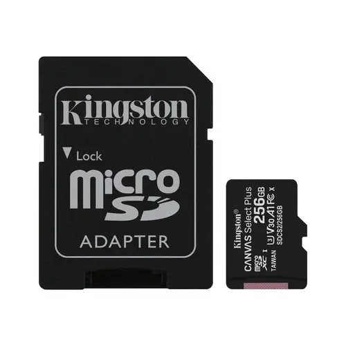 KINGSTON 256GB micSDXC Canvas Select Plu photo du produit