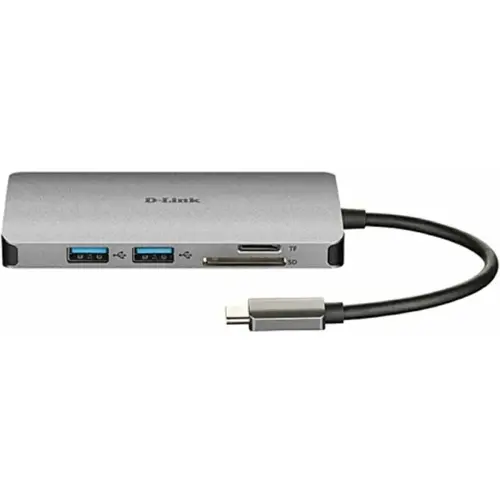 D-LINK USB-C 8-en-1 HDMI SD /microSD photo du produit