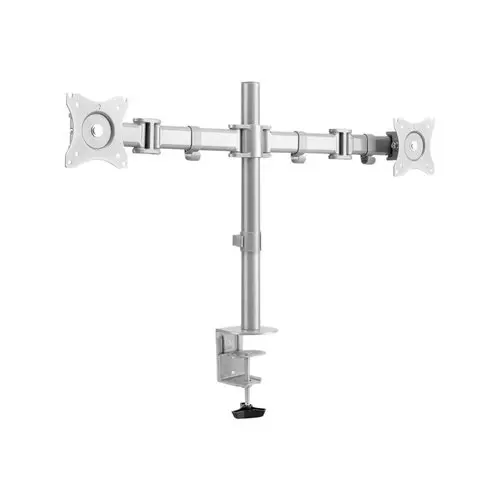 NEWSTAR Flat Desk Mount 2 screens Silver photo du produit