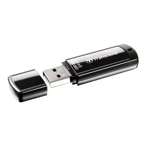 TRANSCEND 64Go Cle USB 2.0 - Noir photo du produit
