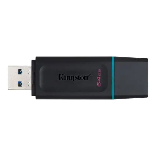 KINGSTON 64Go USB3.2 Gen1 DT Bk+Teal photo du produit