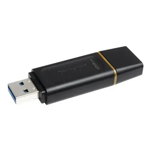 KINGSTON 128Go USB3.2 Gen1 DT Bk+Yellow photo du produit