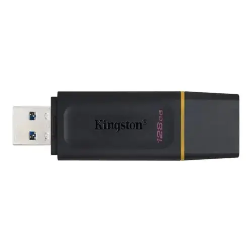 KINGSTON 128Go USB3.2 Gen1 DT Bk+Yellow photo du produit