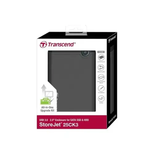 TRANSCEND Kit Boitier vide pour 2.5p SSD photo du produit