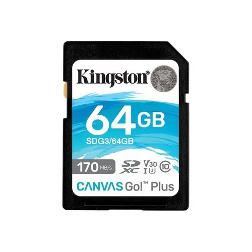 KINGSTON 64GB SDXC Canvas Go Plus 170R photo du produit