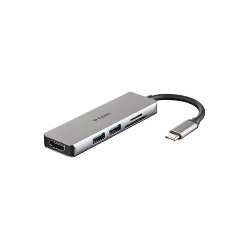D-LINK USB-C 5-in-1 HDMI SD /microSD photo du produit