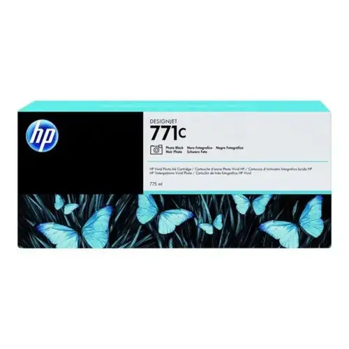 Cartouche d'encre 771C DesignJet noir photo 775 ml - HP photo du produit