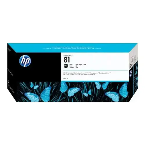 HP NO81 cartouche encre noire D photo du produit