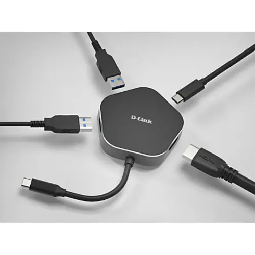D-LINK USB-C 4-in-1 HDMI charging photo du produit