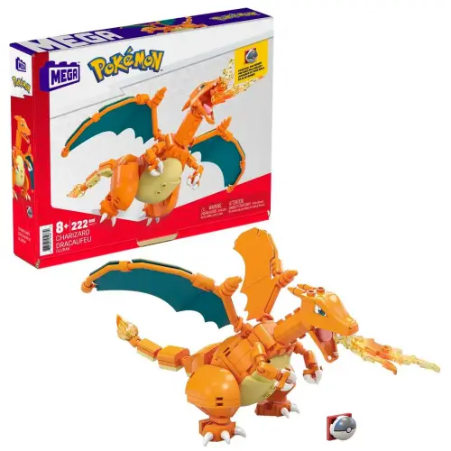 MEGA CONSTRUX POKEMON DRACAUFEU photo du produit