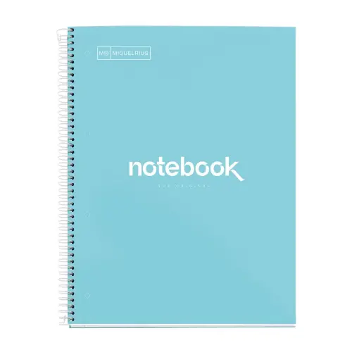 Notebook Emotions Rigide A4 Quadri. 5x5mm 80feuil. Ciel photo du produit