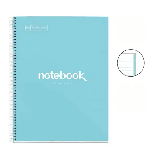 Notebook Emotions Rigide A4 Ligné 7mm 80feuil. Ciel photo du produit