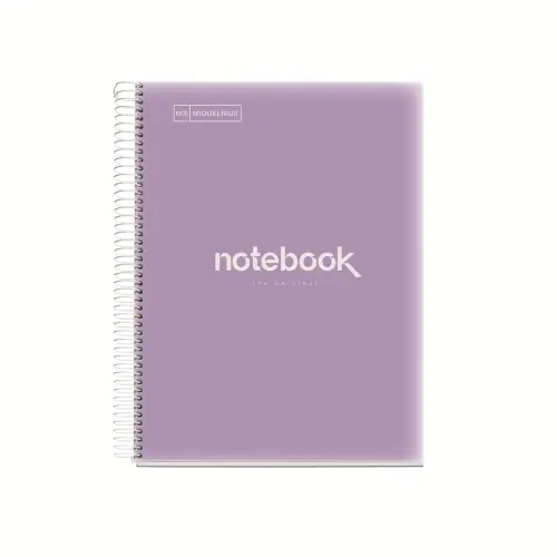 Notebook Emotions Souple A4 S&eacute;y&egrave;s 80feuil. Lilas photo du produit