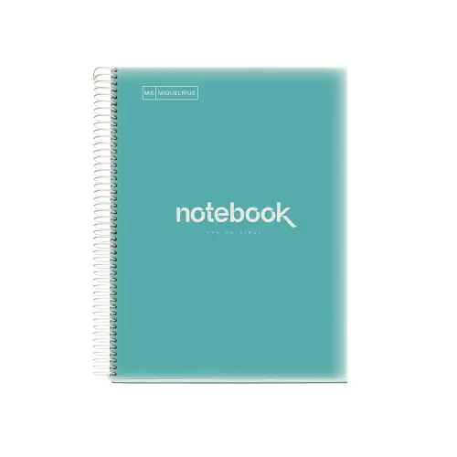 Notebook Emotions Souple A4 Ligné 7 mm 120 feuilles 5 couleurs Ciel - Miquel Rius photo du produit
