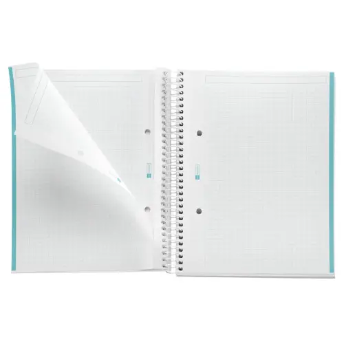 Notebook Emotions Rigide A5 Quadri. 5x5mm 80feuil. Ciel photo du produit