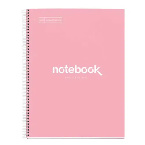 Notebook Emotions Rigide A5 Pointillé 80feuil. Rose photo du produit