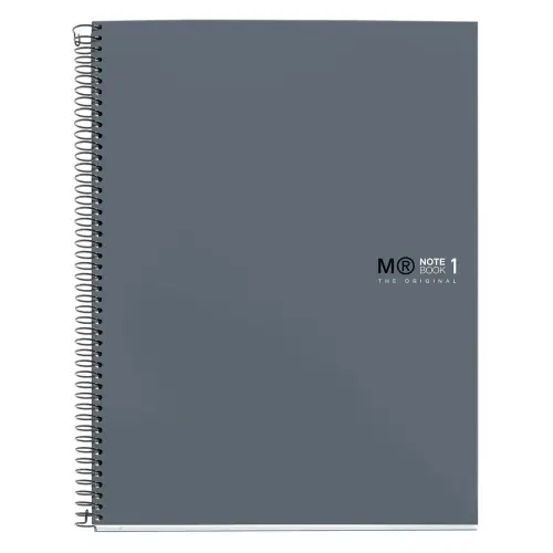 Notebook The Original Rigide A4 Lign&eacute; 80 feuilles Grafit - Miquel Rius photo du produit