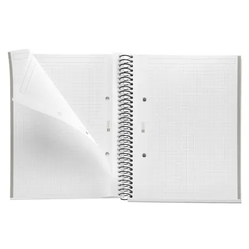 Notebook The Original Rigide A5 Quadri. 5x5mm 80feuil. Grafit photo du produit