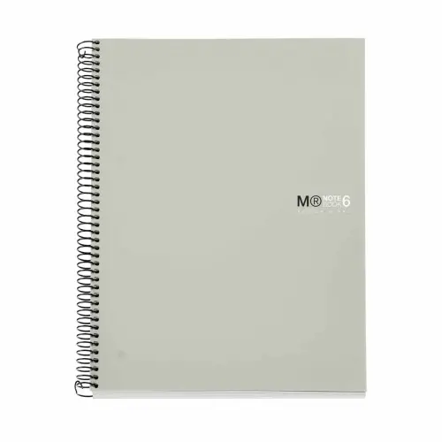 Notebook The Original Souple A5 Ligné 7mm 150feuil. 6coul. Gris photo du produit