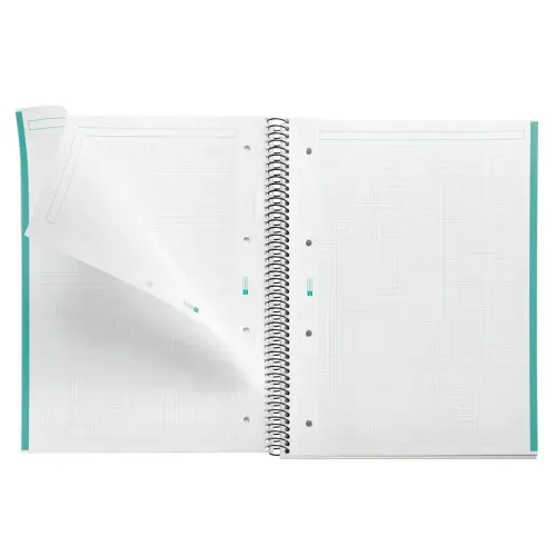 Notebook The Original Souple A4 Quadrillé 5 x 5 mm 80 feuilles Turquoise - Miquel Rius photo du produit