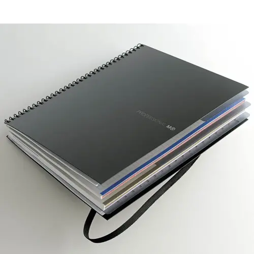 Notebook The Original Souple A4 Quadrillé 5 x 5 mm 120 feuilles 2 couleurs Noir - Miquel Rius photo du produit