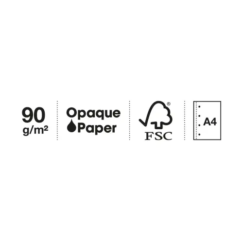 Cahier spirales souple - A4 - 5x5 - 120 feuilles - Rose photo du produit