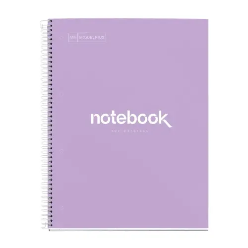Notebook Emotions Rigide A4 Pointillé 80 feuilles Lavande - Miquel Rius photo du produit