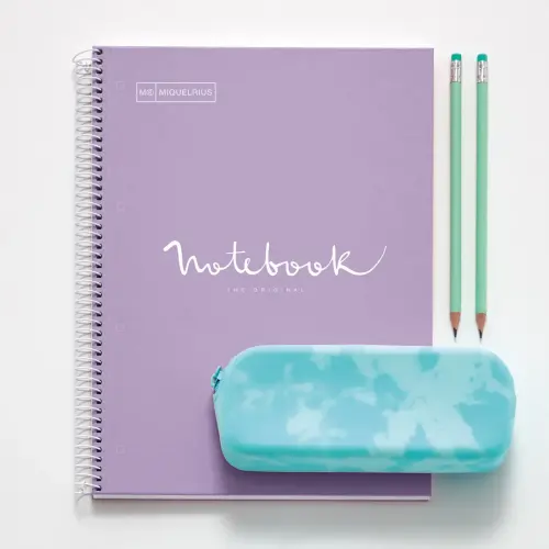 Notebook Emotions Rigide A4 Pointillé 80 feuilles Lavande - Miquel Rius photo du produit