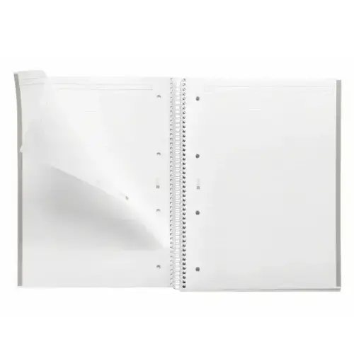 Notebook Emotions Rigide A4 Ligné 7mm 80feuil. Gris photo du produit
