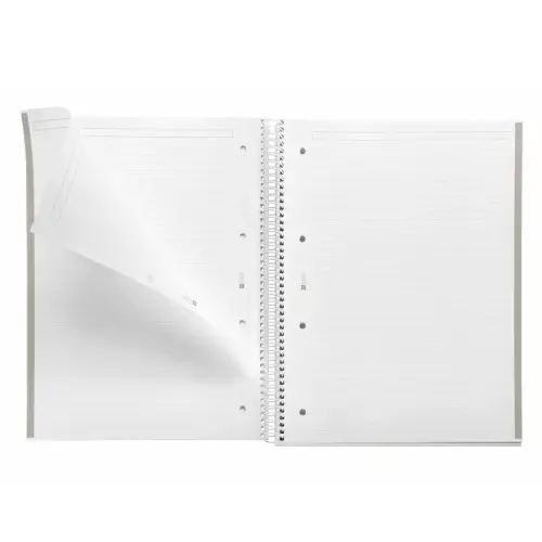 Notebook Emotions Rigide A4 Ligné 7mm 80feuil. Gris photo du produit