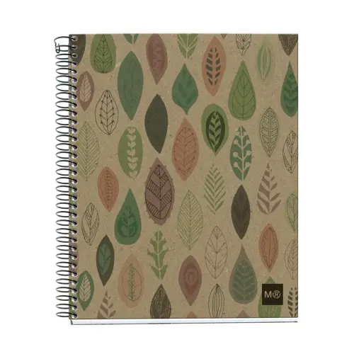 Notebook Eco Design Recyclé A5 Quadri. 5x5mm 120feuil. 4coul. Feuil. photo du produit