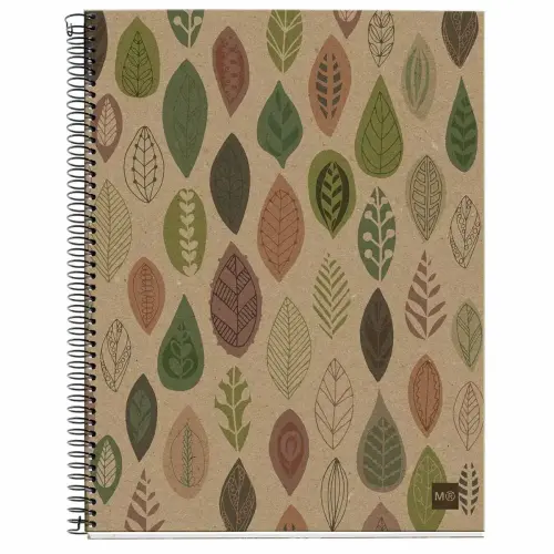 Notebook Eco Design Recyclé A5 Lisse 120 feuilles 4 couleurs Feuilles - Miquel Rius photo du produit
