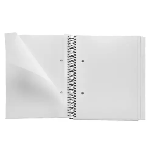 Notebook Eco Design Recyclé A5 Lisse 120 feuilles 4 couleurs Feuilles - Miquel Rius photo du produit