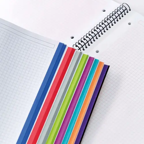 Notebook The Original Souple A4 Ligné 7 mm 200 feuilles 8 couleurs Noir - Miquel Rius photo du produit