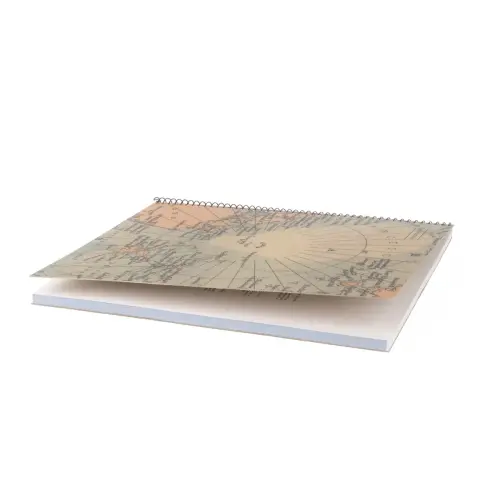 Notebook Eco Design Recyclé A4 Ligné 7 mm 80 feuilles Butterfly - Miquel Rius photo du produit