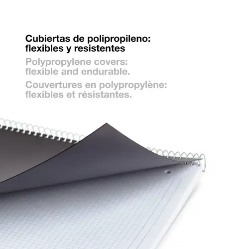 Notebook The Original Souple A5 Ligné 7 mm 150 feuilles 6 couleurs Noir - Miquel Rius photo du produit
