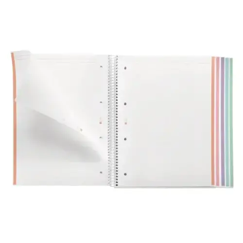 Notebook Emotions Souple A4 Ligné 7mm 120feuil. 5coul. Lavande photo du produit