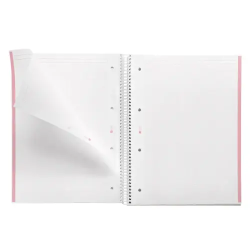 Notebook Emotions Souple A4 Quadri. 5x5mm 80feuil. Rose photo du produit