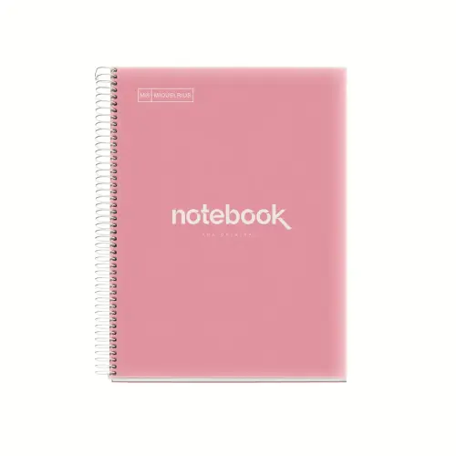 Notebook Emotions Souple A4 Quadri. 5x5mm 80feuil. Rose photo du produit