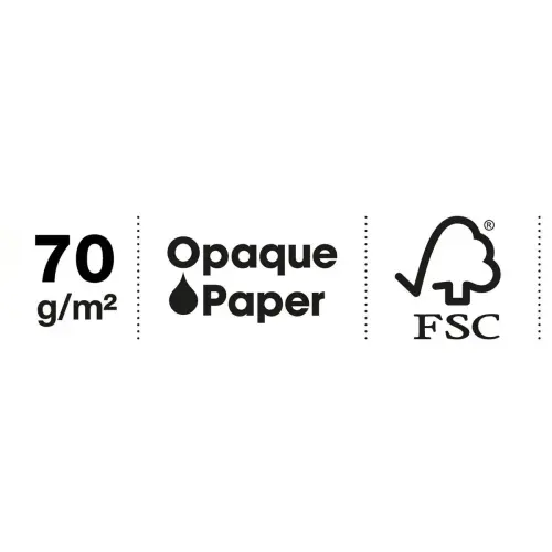 Bloc Notebook spirales - A5 - 5x5 - 120 feuilles - Gris photo du produit