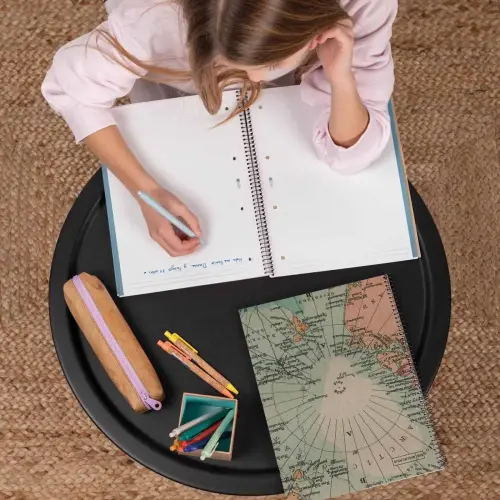 Notebook Eco Design Recycl&eacute; A5 Quadrill&eacute; 5 x 5 mm 80 feuilles Maps - Miquel Rius photo du produit
