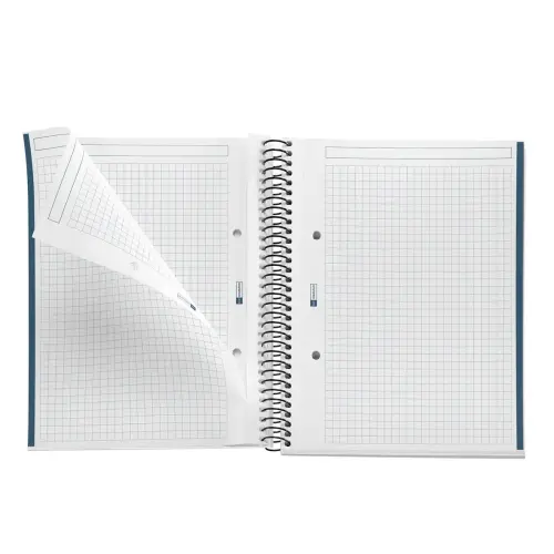 Notebook Eco Design Recycl&eacute; A5 Quadrill&eacute; 5 x 5 mm 80 feuilles Maps - Miquel Rius photo du produit