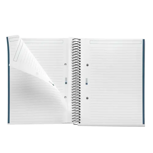 Notebook Eco Design Recyclé A5 Ligné 7 mm 80 feuilles Maps - Miquel Rius photo du produit