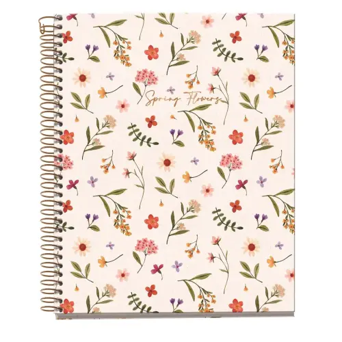 Notebook Lifestyle Rigide A5 Ligné 7mm 120feuil. 4coul. Crème photo du produit