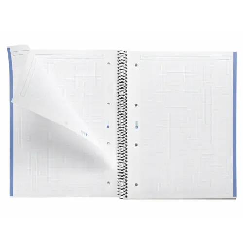 Notebook The Original Souple A4 Quadrillé 5 x 5 mm 80 feuilles Bleu - Miquel Rius photo du produit